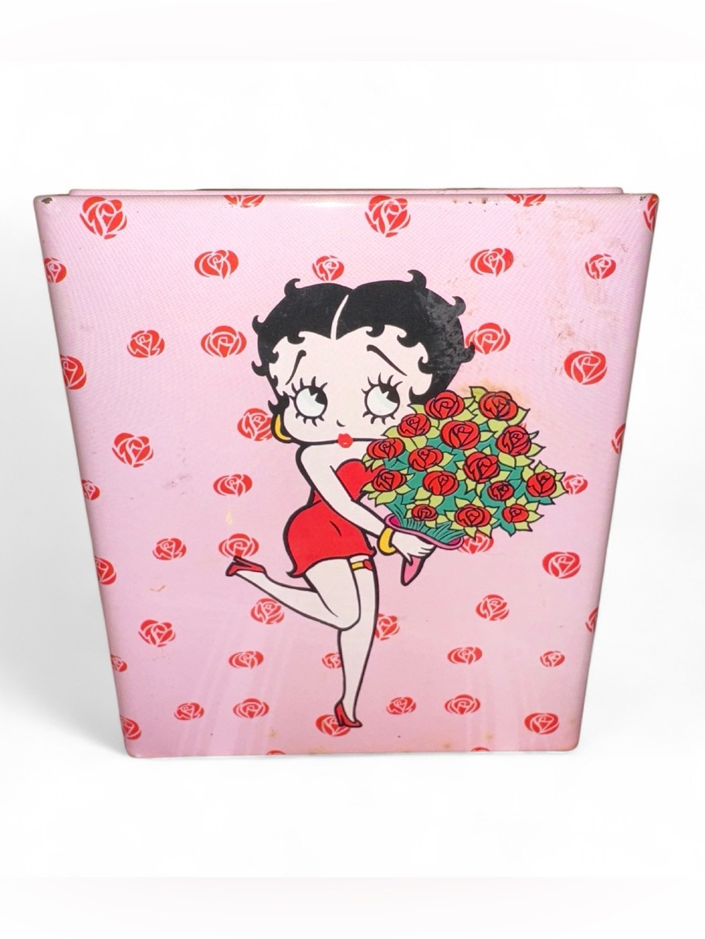 Betty Boop Pink Floral Tissues Box
